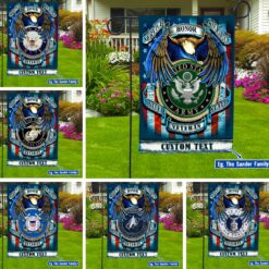 Military Personalized - Garden Flag