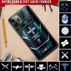 US Coast Guard Rating - Premium Glass Phone Case