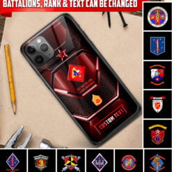 US Marine Battalions  - Premium Glass Phone Case