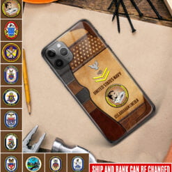 US Navy Ship - Premium Glass Phone Case