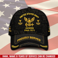 US Navy, E 8 Gold - Classic Cap