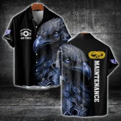 Air Force Badge, E 3 Air Force Airman First Class - Short Sleeve Button Shirt