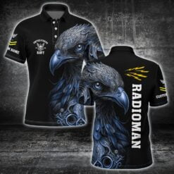 Navy Rating, E 9 Gold - Polo Shirt