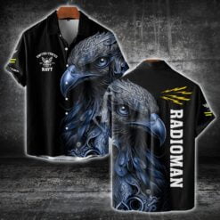 Navy Rating, E 4 Red - Short Sleeve Button Shirt