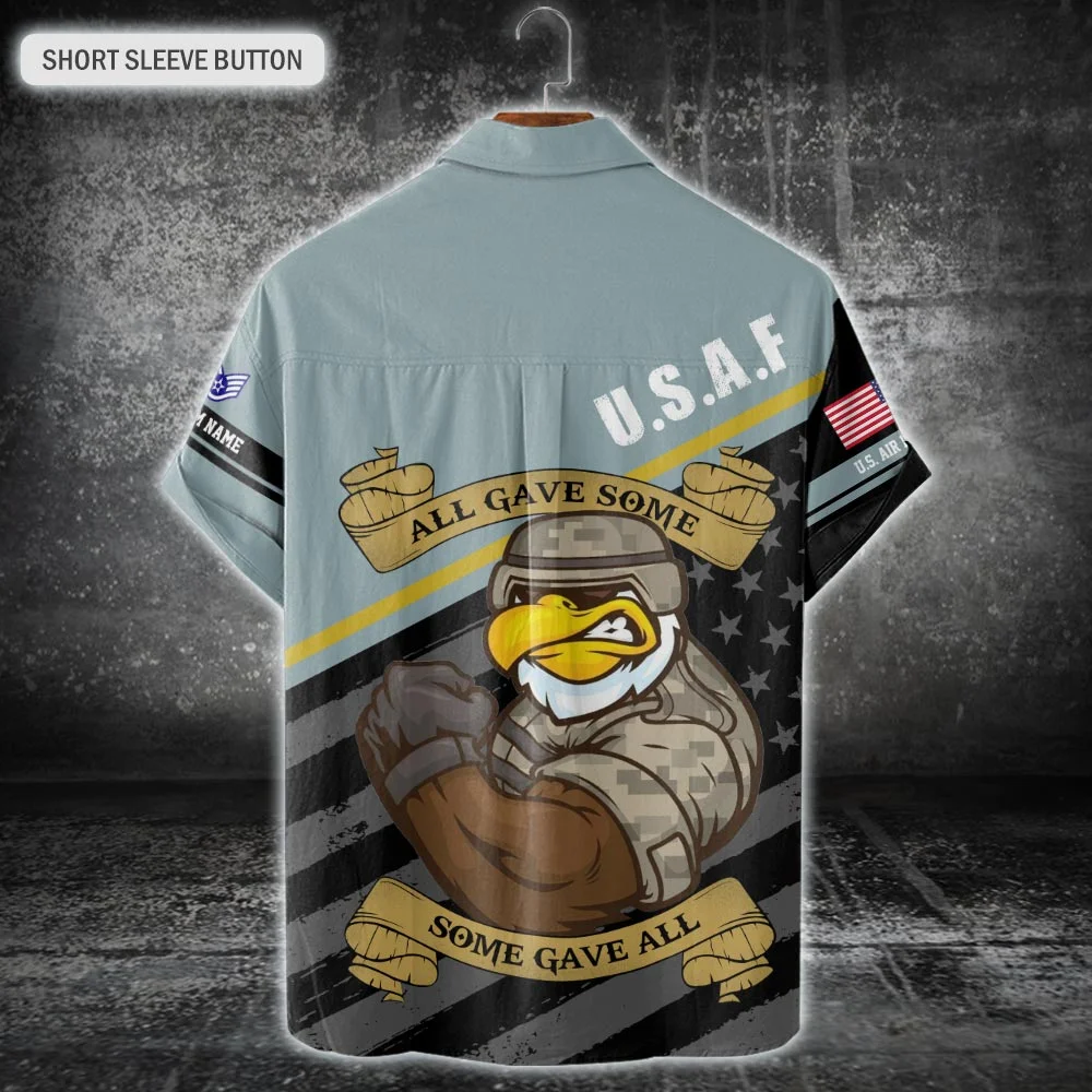 US Air Force , E 7 Air Force First Sergeant - Short Sleeve Button Shirt - Image 3