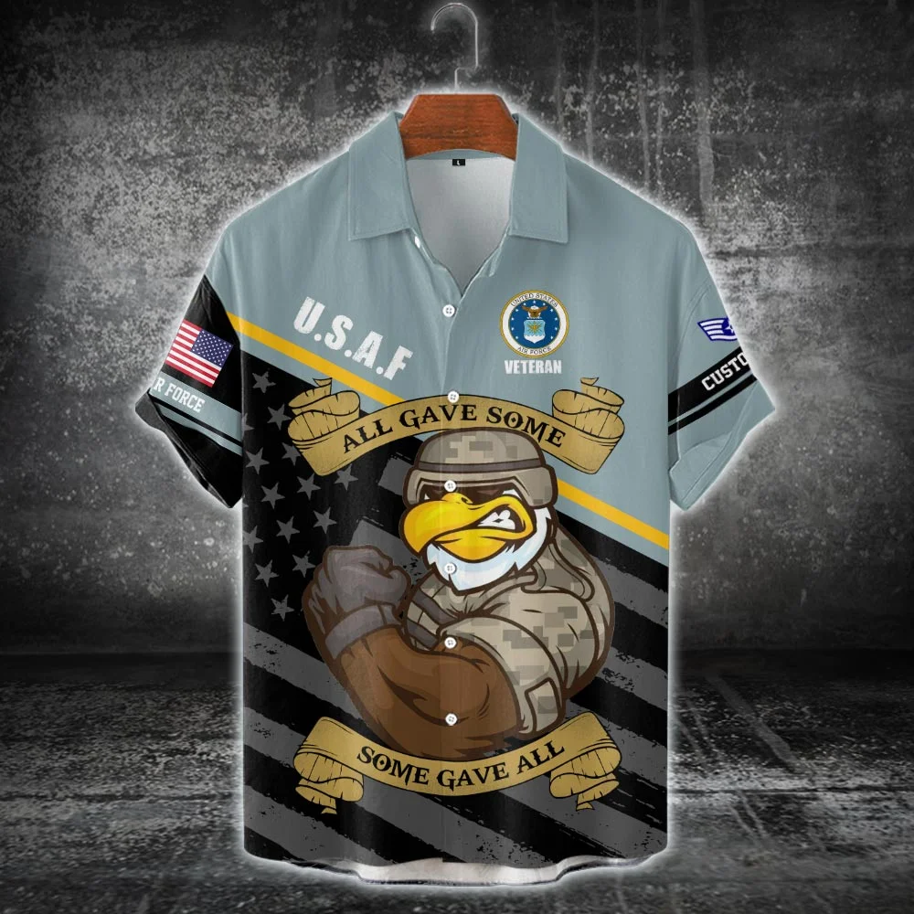 US Air Force , E 7 Air Force First Sergeant - Short Sleeve Button Shirt - Image 2