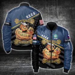 US Coast Guard, E 2 Blue - Bomber Jacket