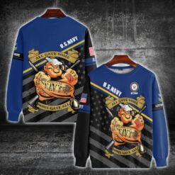 US Navy, E 3 Red - Sweatshirt