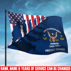 US Navy, E 2 White - Flying Flag 5×8 Feet(152×244 Cm)