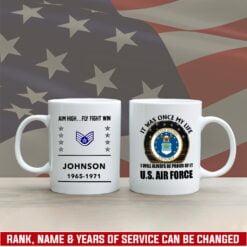US Military - US Air Force  - White Mug 15oz
