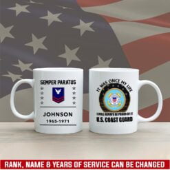 US Military - US Coast Guard - White Mug 15oz