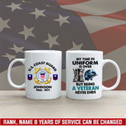 US Military - US Coast Guard - White Mug 15oz