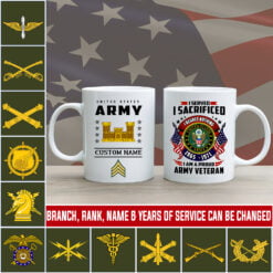 Army Branch - White Mug 11oz