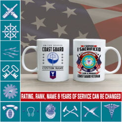 Coast Guard Rating - White Mug 15oz