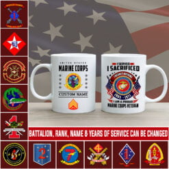 Marine Battalion - White Mug 15oz