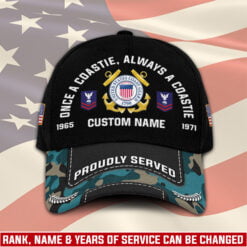 US Coast Guard, E 6 Gold - Classic Cap