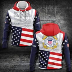 US Coast Guard, E 6 Red - Hoodie