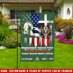 US Army, E 6 Army Staff Sergeant - Garden Flag