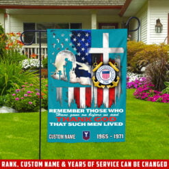 US Coast Guard, E 5 Red - Garden Flag