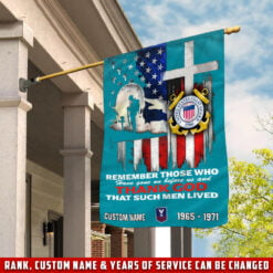 US Coast Guard, E 7 Gold - House Flag