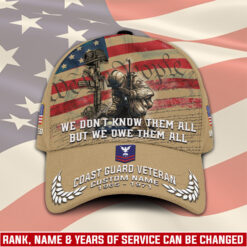 US Coast Guard, E 8 Gold - Classic Cap