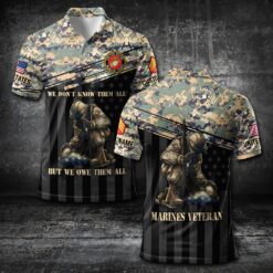 US Marine Corps, E 7 Marines Gunnery Sergeant - Polo Shirt