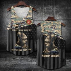 US Marine Corps, Land Of The Free, Because Of The Brave - Tank-Top