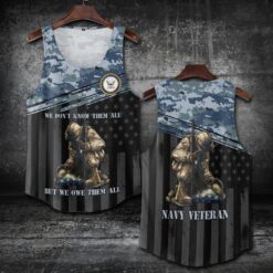 US Navy, Proud Veteran - Tank-Top