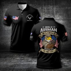 US Air Force , Aim High … Fly-Fight-Win - Polo Shirt
