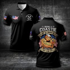 US Coast Guard, E 3 Blue - Polo Shirt