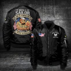 US Navy, E 5 Red - Bomber Jacket