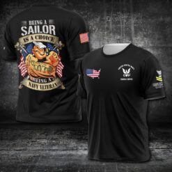 US Navy, E 7 Red - T-Shirt