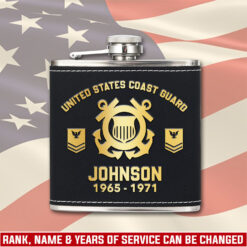 US Coast Guard, Served With Pride - 6oz Flask Set