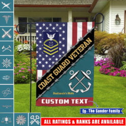 Coast Guard Rating - Garden Flag