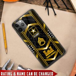 US Veteran - Army Ratings - Glass Phone Case