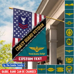 Coast Guard Badge - House Flag