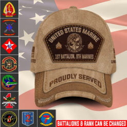 Marine Battalions, E 6 Marines Staff Sergeant - Classic Cap