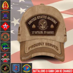 Marine Battalions, E 6 Marines Staff Sergeant - Classic Cap