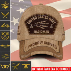 Navy Rating, E 3 White - Classic Cap