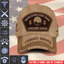 Coast Guard Rating, E 9 Gold - Classic Cap