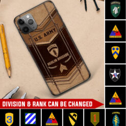 Army Division, E 4 Army Specialist - Soft Phone Case