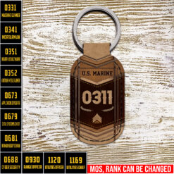 Marine Mos, E 4 Marines Corporal - Keychain
