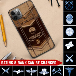 Coast Guard Rating - Premium Soft Phone Case