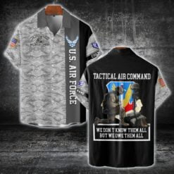 US Military - Air Force Command - Short Sleeve Button Shirt