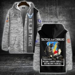 US Military - Air Force Command - Zip Hoodie