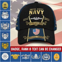 Navy Badge - Classic Cap