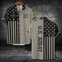 Army Branch, Duty, Honor, Country - Short Sleeve Button Shirt