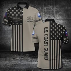 Coast Guard Rating, E 8 Gold - Polo Shirt