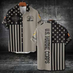 Marine Battalion, O 3 Marines Captain - Short Sleeve Button Shirt