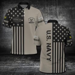 Navy Badge, Thank a Veteran - Polo Shirt